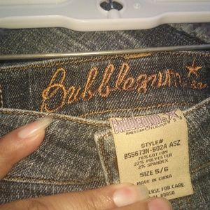 Cute Jean skirt bubble gum size5/6 ,make an offer